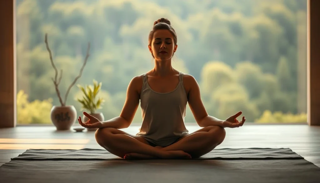 A serene and contemplative scene depicting the psychology of self-regulation. In the foreground, a person sits cross-legged, eyes closed, hands resting gently on their lap, embodying a sense of inner focus and tranquility. The middle ground features a minimalist, zen-inspired environment, with clean lines, neutral tones, and a soft, diffused lighting that creates a calming atmosphere. The background subtly suggests the concept of control, with subtle visual metaphors such as a winding path or a balancing scale, hinting at the challenges and processes involved in self-regulation. The overall composition conveys a sense of balance, mindfulness, and the ability to navigate the complexities of the mind and emotions.