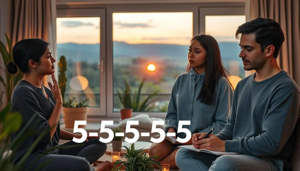 5-5-5 Rule anxiety management